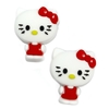 APLIQUE HELLO KITTY - EMBORRACHADO (3 unidades) - LACINHO VERMELHO