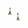 MINI PINGENTE TORRE EIFEL - METAL DOURADO (5 unidades)