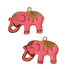 Imagem do PINGENTE ELEFANTE DA SORTE - METAL DOURADO (2 unidades)