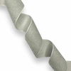 Fita veludo com glitter lurex 38mm (metro) - Cinza