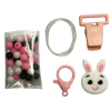 Kit prendedor de chupeta Bolofofo - Bunny coelhinho