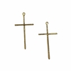 PINGENTE CRUCIFIXO DELICADO - METAL DOURADO (2 unidades)