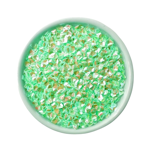 APLIQUE MICRO CONFETES (7 gr) - Diamante verde