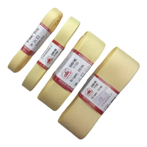 FITA GORGURÃO SANDING - 111 - amarelo claro (10 metros)