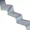 Fita veludo com glitter lurex 38mm (metro) - Branco