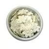 MINI FLORZINHA DE TECIDO - 2cm (pct com 20 unidades) - OFF WHITE