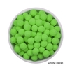 Mini pompom (10mm) - aprox 100 unidades - VERDE NEON