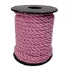 CORDÃO DE SÃO FRANCISCO 5MM - 2 METROS - ROSA MÉDIO