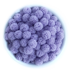 Pompom de Poliéster (15mm) pacote com 20 unidades - Lilás