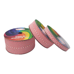 FITA CHEVRON SINIMBU - VERMELHA (rolo de 10 mts)