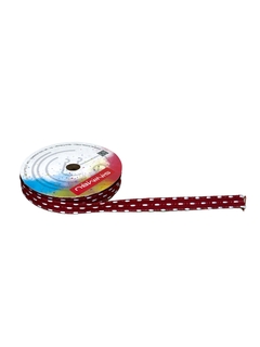 Fita Sinimbu bordinha pompom (rolo 10 mts) - Vinho pesp. branco - comprar online