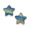 APLIQUE ESTRELA GLITTER FINO TIE DYE (3 unidades) - MODELO 3