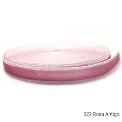 VELUDO SANDING - 10MM (5 metros) - 222 - ROSA ANTIGO