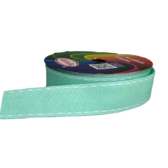 Fita jeans sinimbu - verde candy pesp. branco (rolo 10 mts) na internet