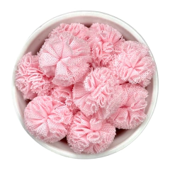 Pompom de Poliéster 20mm (pacote com 10 unidades) - Rosa Bebê