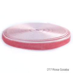 VELUDO SANDING - 10MM (5 metros) - 217 - ROSA GOIABA