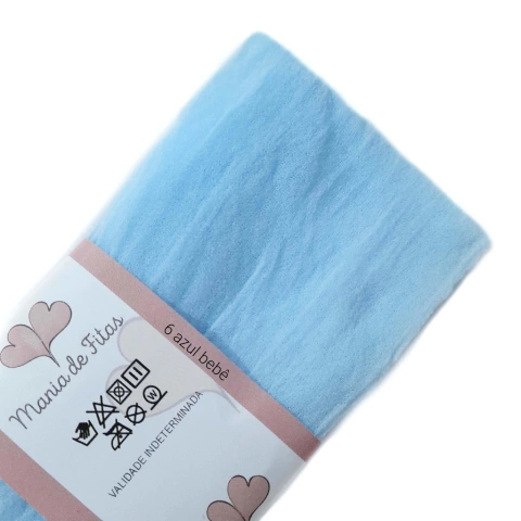 Meia de Seda Passo Fofo (unidade) - 6 - AZUL BEBÊ