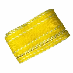 Kit fita Sinimbu pesponto duplo 10/38mm (4 mts) - Amarelo