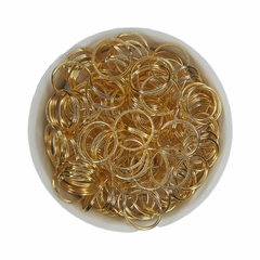 ARGOLA PARA CHAVEIRO DOURADA - 100 unidades