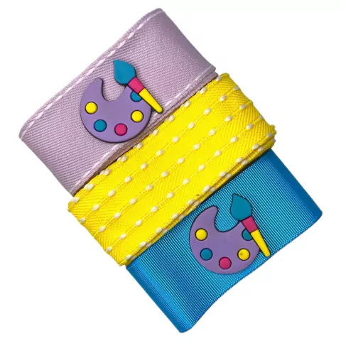 Kit 3 mts de fita + 2 apliques escolar - Aquarela