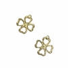 PINGENTE TREVO DE 4 FOLHAS G METAL DOURADO (3 unidades)