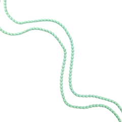 CORRENTE DE BOLINHA - 1MM (2 metros) - Mania de Fitas