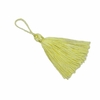 PINGENTE TASSEL POLIESTER - 9,5CM (5 UNIDADES) - AMARELO CLARO