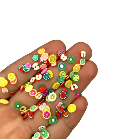APLIQUE MICRO FRUTINHAS 5MM (10g)