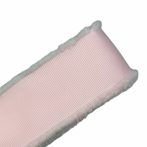 Fita Gorgurão desfiado Sanding 38mm (3 mts) - 012 - Rosa princesa