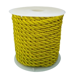 CORDÃO DE SÃO FRANCISCO 5MM - 2 METROS - AMARELO CANÁRIO