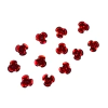FLORZINHA DE ALUMÍNIO G (20 UNIDADES) - VERMELHO