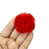 POMPOM ACHATADO MÉDIO 4,5CM (unidade) - Vermelho