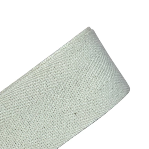 Fita de algodão 40mm - Cru (5 metros)