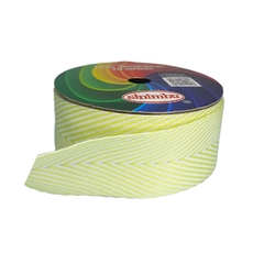 Fita chevron Sinimbu- amarelo (rolo de 10 mts) - Mania de Fitas