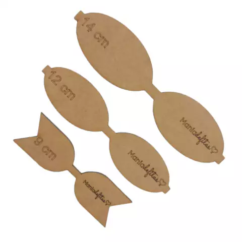 MOLDE LAÇO DURO (3 peças)