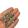 Terminal bolinha com argola - prata (10 gramas)