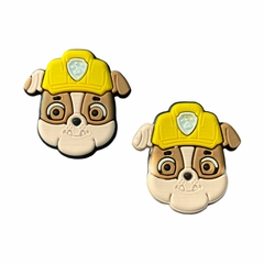 Aplique Rubble Patrulha Canina (2 unid.) - Emborrachado