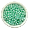 Pérolas 6mm abs coloridas (50 gramas) - Verde menta