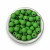 MIÇANGA - BOLA EMBORRACHADA 10MM - VERDE ABACATE (50 gr.)