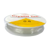Fio de silicone transparente - 10 metros - 0,8mm