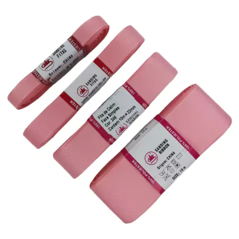 FITA GORGURÃO SANDING - 246 - rosa pêssego (10 metros)