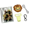 Kit prendedor de chupeta - Leãozinho jubinha