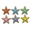 Aplique/botão estrelas do mar G (3 unid. sortidos) Resina
