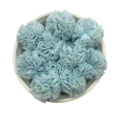 Pompom de Poliéster 20mm (pacote com 10 unidades) - Azul Claro