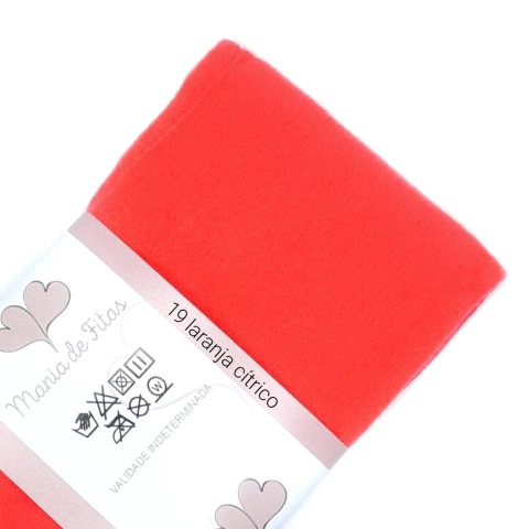 Meia de Seda Passo Fofo (unidade) - 19 - LARANJA CÍTRICO