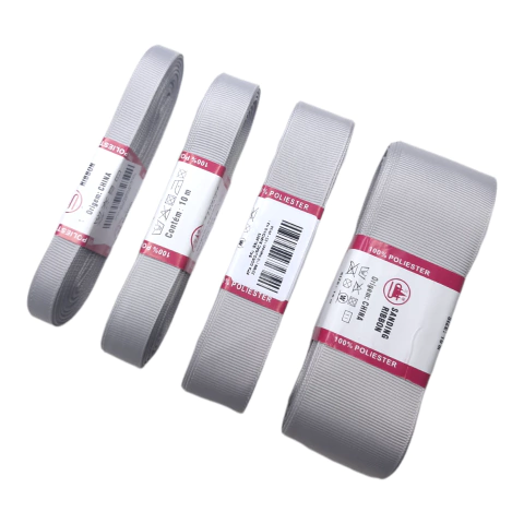 FITA GORGURÃO SANDING - 003 - cinza (10 metros)