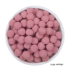 Mini pompom (10mm) - aprox 100 unidades - ROSA ANTIGO