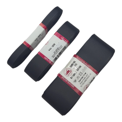 FITA GORGURÃO SANDING - 007 - grafite (10 metros)