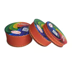 Fita jeans sinimbu - laranja (rolo 10 mts)