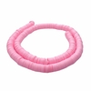 MIÇANGA - DISQUINHO DE FIMO 8MM (FIO 40 CM) - ROSA CLARO